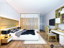 Thiết Kế Nội Thất Phòng Ngủ Căn Hộ Home City cho người Tây Tứ Mệnh